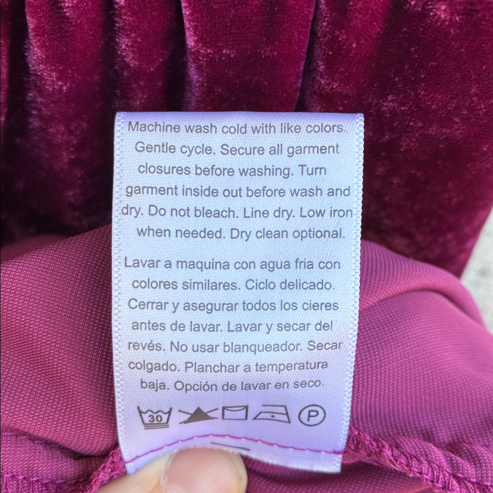 ModCloth “Who’s my sweetheart?” Velvet babydoll dress - Picture 8 of 8
